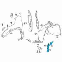 OEM 2019 Cadillac XT5 Shield Diagram - 84252175