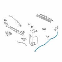 OEM 2010 Toyota Tacoma Reservoir Hose Diagram - 90068-33041