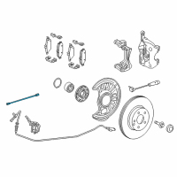 OEM 2017 Infiniti QX30 Hose Assy-Brake, Front Diagram - 46210-5DA0A