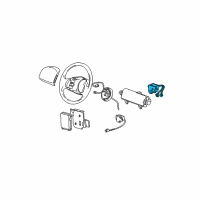 OEM 2004 Ford F-150 Heritage Switch Assembly Diagram - XL3Z-14B268-AA