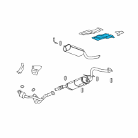 OEM 2009 GMC Yukon Heat Shield Diagram - 15291251