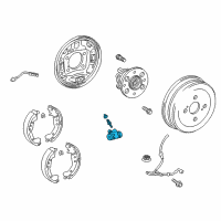 OEM Scion xD Wheel Cylinder Diagram - 47550-28060