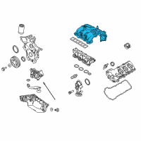 OEM 2009 Ford Taurus Intake Plenum Diagram - 7T4Z-9424-D