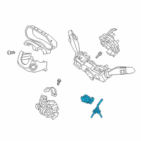 OEM 2020 Hyundai Elantra GT Key Sub Set-Steering Lock Diagram - 81900-G2F00