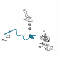 OEM 2016 Chevrolet Malibu Shift Control Cable Diagram - 84125999