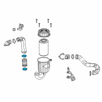 OEM Jeep Renegade Clamp-Air Cleaner Duct Diagram - 6107008AA