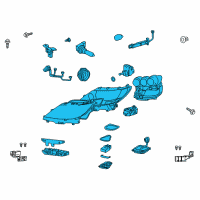 OEM Lexus LS600h Headlamp Assembly, Left Diagram - 81150-50580