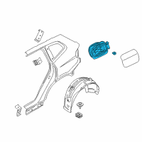 OEM BMW X3 COVER POT Diagram - 51-17-7-405-749