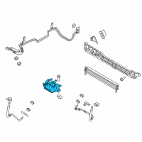 OEM 2016 Ford F-150 Auxiliary Cooler Diagram - FL3Z-7A095-B