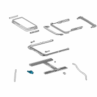 OEM 1999 Lexus ES300 Gear Sub-Assy, Sliding Roof Drive Diagram - 63260-33030