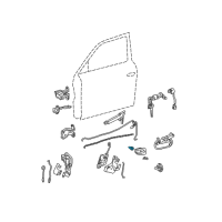 OEM 1995 Hyundai Accent Grommet-Screw Diagram - 14911-06000