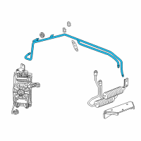 OEM 2015 Chevrolet Corvette Cooler Pipe Diagram - 23127984