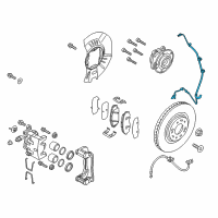 OEM 2015 Kia Sedona Sensor Assembly-Abs Front Diagram - 95670A9000