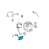 OEM Toyota Camry Heater Core Diagram - 87107-33120