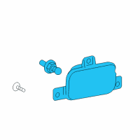 OEM 2012 Chevrolet Camaro Back Up Lamp Assembly Diagram - 92243668