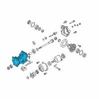 OEM 2013 Nissan Murano Carrier Complete-Gear Diagram - 38310-CA000