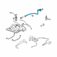 OEM 2004 Chevrolet Monte Carlo Pipe Asm-Fuel Tank Filler Diagram - 10445234