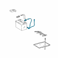 OEM 2006 Toyota Solara Negative Cable Diagram - 82123-06070