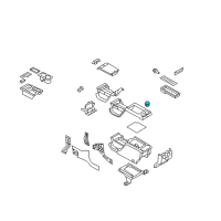 OEM 2012 Ford F-150 Cup Holder Diagram - 9L3Z-1513562-B