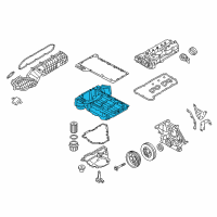 OEM 2017 BMW 750i Oil Pan Diagram - 11-13-8-643-432