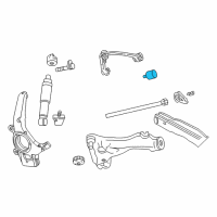 OEM 2001 Lincoln Navigator Upper Control Arm Bushing Diagram - F65Z-3069-AA