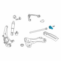 OEM 2002 Ford Expedition Torsion Bar Adjuster Diagram - XL3Z-5B328-CA