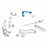 OEM 1999 Ford F-250 Super Duty Upper Control Arm Diagram - 5L3Z-3085-C