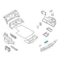 OEM 2014 BMW 760Li Lock Panel Diagram - 51-47-9-138-809