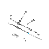 OEM Hyundai Rubber-Cushion Diagram - 56522-07600