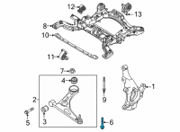 OEM 2022 Hyundai Ioniq 5 Bolt-FLANGE Diagram - 54561-L2000