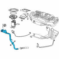 OEM 2016 Dodge Dart Tube-Fuel Filler Diagram - 68091428AB