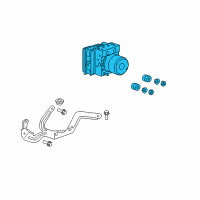 OEM 2012 Acura RDX Modulator Assembly, Vsa Diagram - 57111-STK-A02