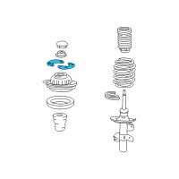 OEM Jeep Cherokee RETAINER-Front Suspension Diagram - 5168088AA