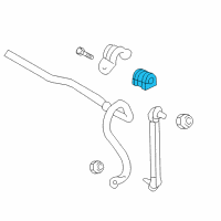 OEM 2015 Nissan Leaf BUSHING STABILIZER Diagram - 54613-3NK0B