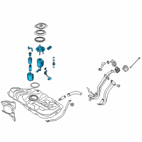 OEM 2015 Kia Forte5 Fuel Pump Complete Diagram - 31110A7000