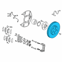 OEM 2022 Acura RDX DISK (17", 28T FNC) Diagram - 45251-TJB-A02