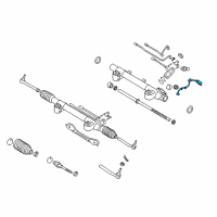 OEM 2011 Infiniti FX50 Valve Assembly-Flow, Control Power Steering Diagram - 49810-1CA0A