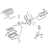 OEM 2006 Ford Mustang Valve Cover Cap Diagram - EP5Z-6766-A