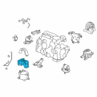 OEM 2020 Acura TLX Insulator, Front Diagram - 50839-T2F-A01