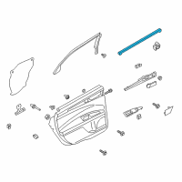 OEM 2020 Ford Fusion Belt Weatherstrip Diagram - DS7Z-5425861-B