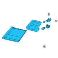 OEM 2014 Honda Civic Light Assy., R. Lid Diagram - 34150-TR0-A51