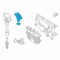 OEM 2012 Nissan Juke Crankshaft Position Sensor Diagram - 23731-1KC0A