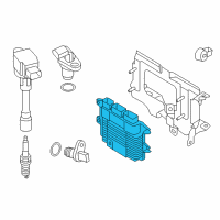 OEM 2016 Nissan Sentra Engine Control Module-Blank Diagram - 23703-3SA1A