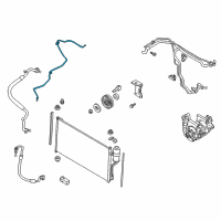 OEM 2009 Nissan Quest Pipe Front Cooler High Diagram - 92440-ZE60A