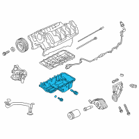 OEM 2021 Ford Mustang Oil Pan Diagram - BR3Z-6675-A