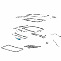 OEM 2003 Pontiac Grand Am Motor Asm, Sun Roof Sunshade "Mdiv" Diagram - 88956691