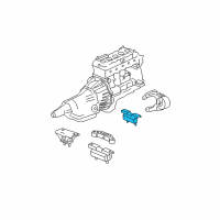 OEM GMC Canyon Rear Mount Diagram - 15171918