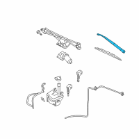 OEM 2010 Ford Explorer Sport Trac Wiper Arm Diagram - 5L2Z-17527-AB