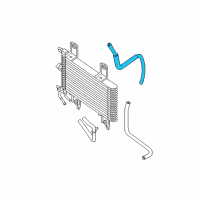 OEM 2010 Nissan Pathfinder Hose-Oil Cooler Diagram - 21633-ZS20A