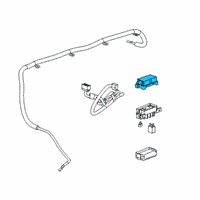 OEM 2019 Chevrolet Silverado 1500 LD Upper Cover Diagram - 84223919